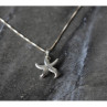 925 Sterling Silver Starfish Chain With Pendant Italy