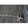 925 Sterling Silver Starfish Chain With Pendant Italy