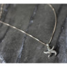 925 Sterling Silver Starfish Chain With Pendant Italy