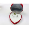 925 Sterling Silver Peridot Ring Size 6