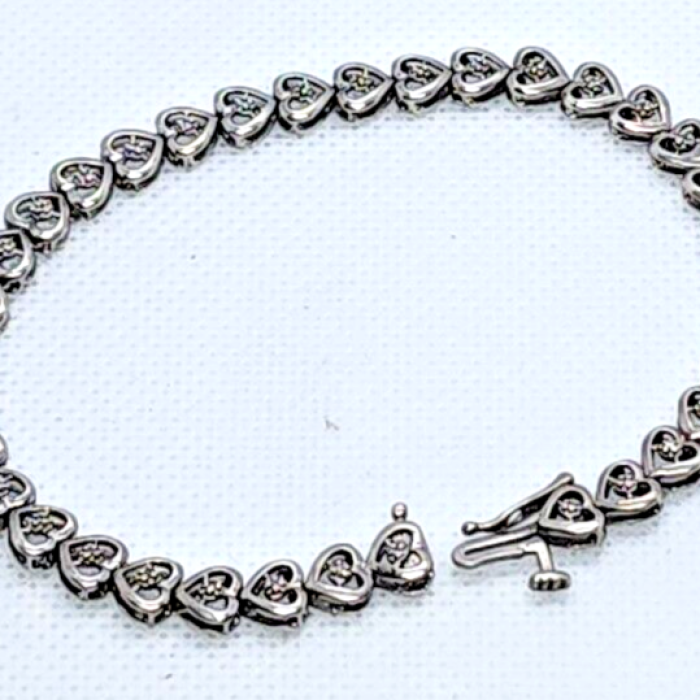 925 Sterling Silver Diamonds 