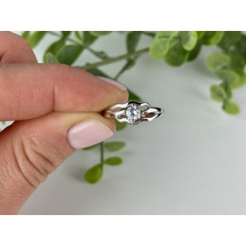925 Sterling Silver CZ Ring Size 7