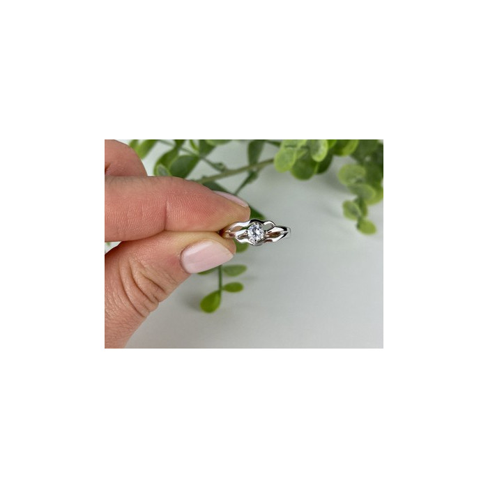 925 Sterling Silver CZ Ring Size 7