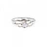 925 Sterling Silver CZ Ring Size 7