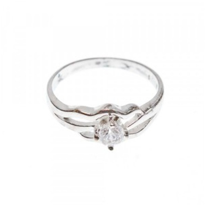 925 Sterling Silver CZ Ring Size 7