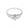 925 Sterling Silver CZ Ring Size 7