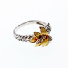 925 Sterling Silver Gold Plated CZ 