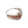 925 Sterling Silver Heliodor & White Beryl/Goshenite Ring Size 7
