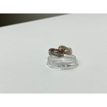 925 Sterling Silver Heliodor & White Beryl/goshenite Ring Size 7