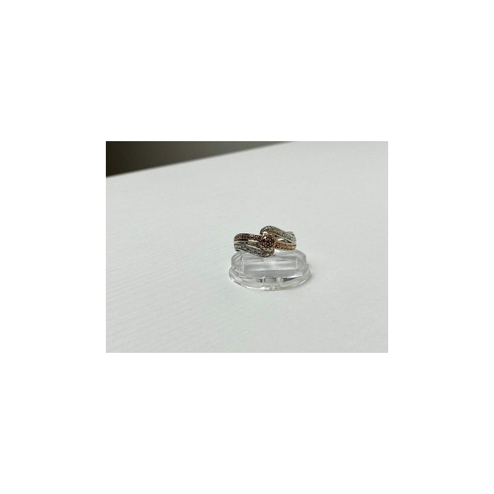 925 Sterling Silver Heliodor & White Beryl/goshenite Ring Size 7