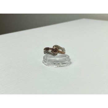 925 Sterling Silver Heliodor & White Beryl/goshenite Ring Size 7