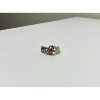 925 Sterling Silver Heliodor & White Beryl/goshenite Ring Size 7