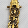 925 Sterling Silver Vermeil CZ Bracelet Size 7.15 IN
