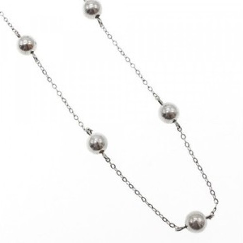 925 Sterling Silver Necklace Italy