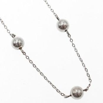 925 Sterling Silver Necklace Italy