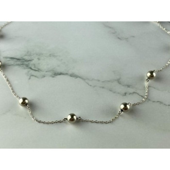 925 Sterling Silver Necklace Italy