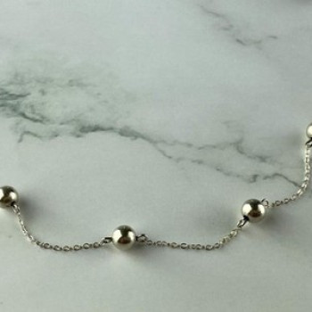 925 Sterling Silver Necklace Italy
