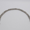 925 Sterling Silver White Quartz Bracelet Size 7.25 IN