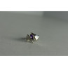 925 Sterling Silver Amethyst Ring Size 6.75