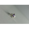 925 Sterling Silver Amethyst Ring Size 6.75
