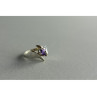 925 Sterling Silver Amethyst Ring Size 6.75