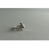 925 Sterling Silver Amethyst Ring Size 6.75