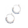 925 Sterling Silver Aquamarine Earrings