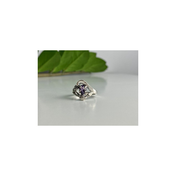 925 Sterling Silver Tanzanite Ring Size 7