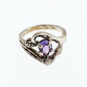 925 Sterling Silver Tanzanite Ring Size 7