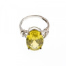 925 Sterling Silver CZ Ring Size 6.5