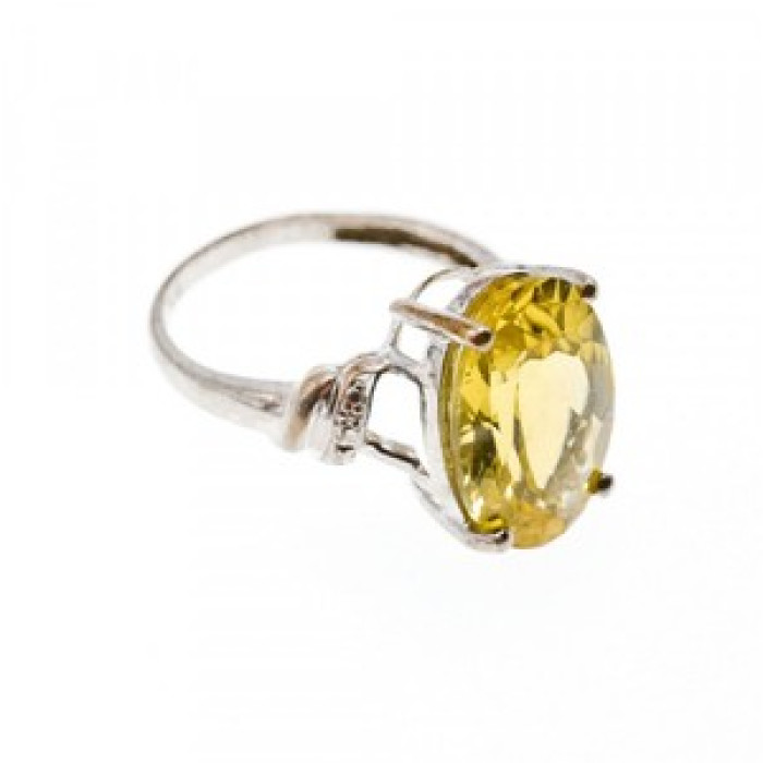 925 Sterling Silver CZ Ring Size 6.5