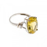 925 Sterling Silver CZ Ring Size 6.5