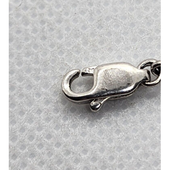 925 STERLING SILVER BLUE SAPPHIRES BRACELET SIZE 7.25 IN