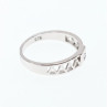 925 Sterling Silver CZ Band Ring Size 8