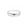 925 Sterling Silver CZ Band Ring Size 8