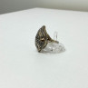 925 Sterling Silver Gold Plated Ring Size 7