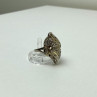 925 Sterling Silver Gold Plated Ring Size 7