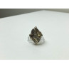 925 Sterling Silver Gold Plated Ring Size 7