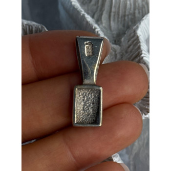 Vintage 925 Sterling Silver Carnelian Pendant Length 1.20 Inch