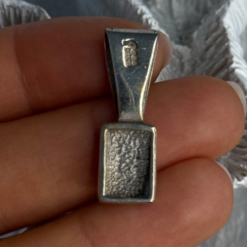 Vintage 925 Sterling Silver Carnelian Pendant Length 1.20 Inch