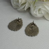 Vintage 925 Sterling Silver Earrings Length 0.95 Inch