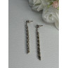 Art Design 925 Sterling Silver Earrings Length 2 Inch