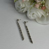 Art Design 925 Sterling Silver Earrings Length 2 Inch