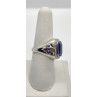 925 Sterling Silver Iolite Ring Size 8