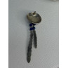 Vintage Native American 925 Sterling Silver Lapis Pendant Length 2.70 Inch