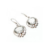 925 STERLING SILVER AQUAMARINE EARRINGS