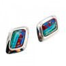 925 Sterling Silver Jasper Earrings