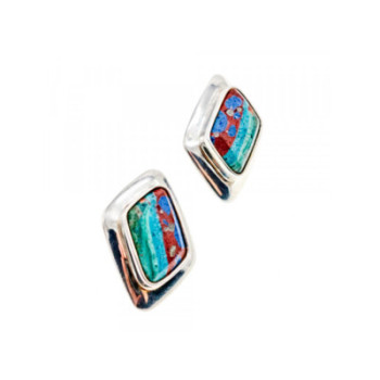 925 Sterling Silver Jasper Earrings