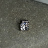 925 Sterling Silver CZ Pendant Length 11 Mm
