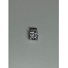 925 Sterling Silver CZ Pendant Length 11 Mm